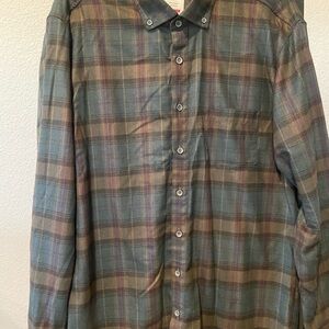 Plaid Casual Button Down Shirt